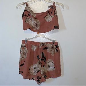 Floral 2pc short set